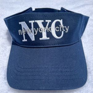 Sun Visor Tennis Visor Hat with New York City Logo